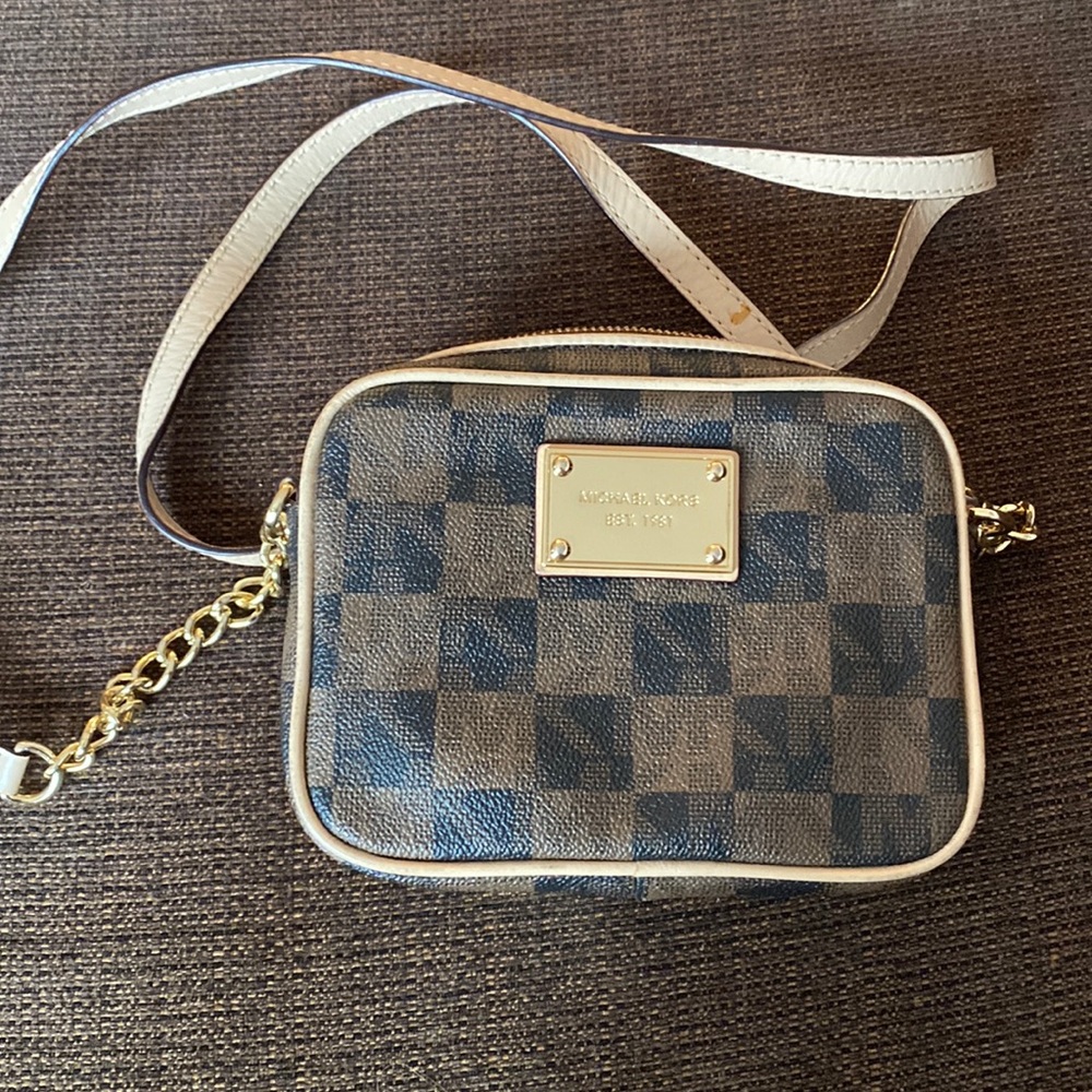 Michael Kors Mini Crossbody MK Print